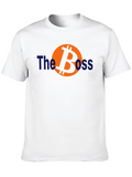 The Boss Bitcoin Graphic T-Shirt - Black