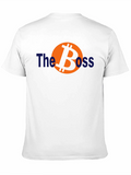 The Boss Bitcoin Graphic T-Shirt - Black