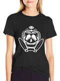 Skull Island Surf T-Shirt - Black Cotton