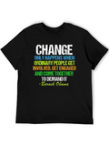 Barack Obama Change Quote T-Shirt