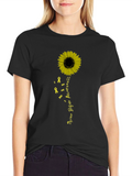Spina Bifida Awareness Sunflower T-Shirt