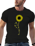 Spina Bifida Awareness Sunflower T-Shirt