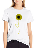 Spina Bifida Awareness Sunflower T-Shirt