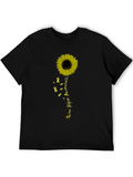 Spina Bifida Awareness Sunflower T-Shirt