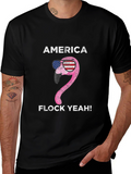 America Flamingo T-Shirt - Flock Yeah!