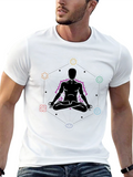 Chakra Meditation T-Shirt - Spiritual Design
