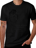 Buddha Happiness Quote Black T-Shirt