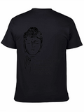 Buddha Happiness Quote Black T-Shirt