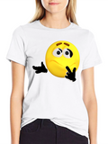 Thinking Emoji Graphic T-Shirt