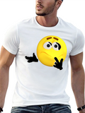 Thinking Emoji Graphic T-Shirt