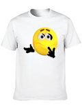 Thinking Emoji Graphic T-Shirt