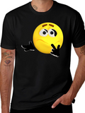 Thinking Emoji Graphic T-Shirt