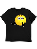 Thinking Emoji Graphic T-Shirt