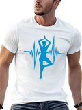 Yoga Heartbeat Graphic T-Shirt