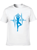 Yoga Heartbeat Graphic T-Shirt