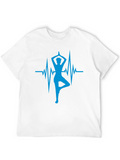 Yoga Heartbeat Graphic T-Shirt