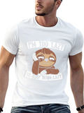 Im Too Lazy Sloth Graphic T-Shirt
