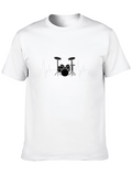 Drumbeat Heartbeat T-Shirt - Music Lovers Tee