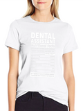 Dental Assistant Nutritional Facts T-Shirt