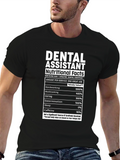 Dental Assistant Nutritional Facts T-Shirt
