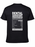 Dental Assistant Nutritional Facts T-Shirt
