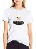 Bald Eagle Graphic Black T-Shirt