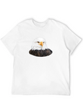 Bald Eagle Graphic Black T-Shirt