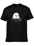 Bald Eagle Graphic Black T-Shirt