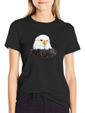 Bald Eagle Graphic Black T-Shirt