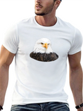 Bald Eagle Graphic Black T-Shirt