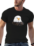 Bald Eagle Graphic Black T-Shirt