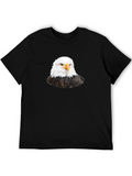 Bald Eagle Graphic Black T-Shirt