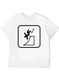 Black Skateboarding Fail T-Shirt