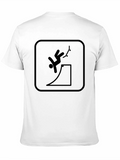 Black Skateboarding Fail T-Shirt