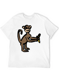 Monkey Holding Banana Graphic Tee
