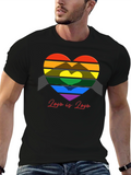 Love is Love Rainbow Heart T-Shirt