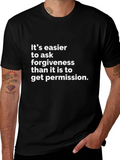 Forgiveness Quote Black T-Shirt