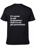 Forgiveness Quote Black T-Shirt