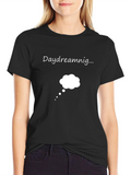 Daydreaming Black T-Shirt