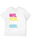 Wife Mom Coach Hero Graphic T-Shirt