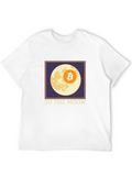 Bitcoin To The Moon Black T-Shirt Crypto