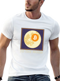 Bitcoin To The Moon Black T-Shirt Crypto