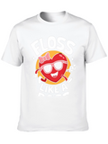 Floss Like A Boss Black Graphic Tee