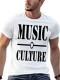 Music Culture Graphic Tee - Black