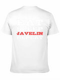 Eat Sleep Javelin Repeat Graphic Tee