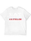 Eat Sleep Javelin Repeat Graphic Tee