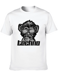 Techno Monkey Graphic T-Shirt - Cool Clubwear