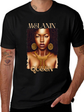 Melanin Queen Black T-Shirt