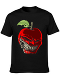 Creepy Apple Graphic T-Shirt