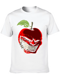 Creepy Apple Graphic T-Shirt